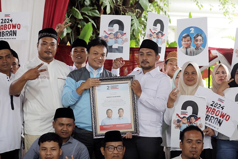 Barisan Santri Muda (Barista) Deklarasi Dukung Prabowo-Gibran