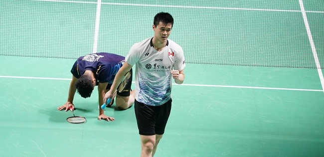 Brian Yang Hentikan Perjalanan Ginting  di Indonesia Master 2024