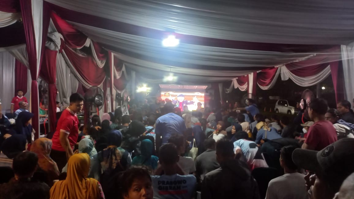 Nobar Indonesia vs Australia, Relawan Berharap Pemerintahan Prabowo-Gibran Majukan Sepak Bola Tanah Air 