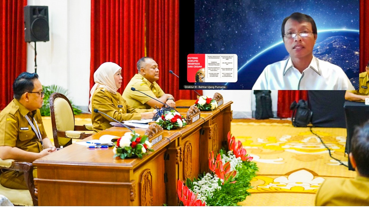 MCP dan SPI Jatim 2023 Lebihi Nasional, Gubernur Khofifah Komitmen Wujudkan Clean Government