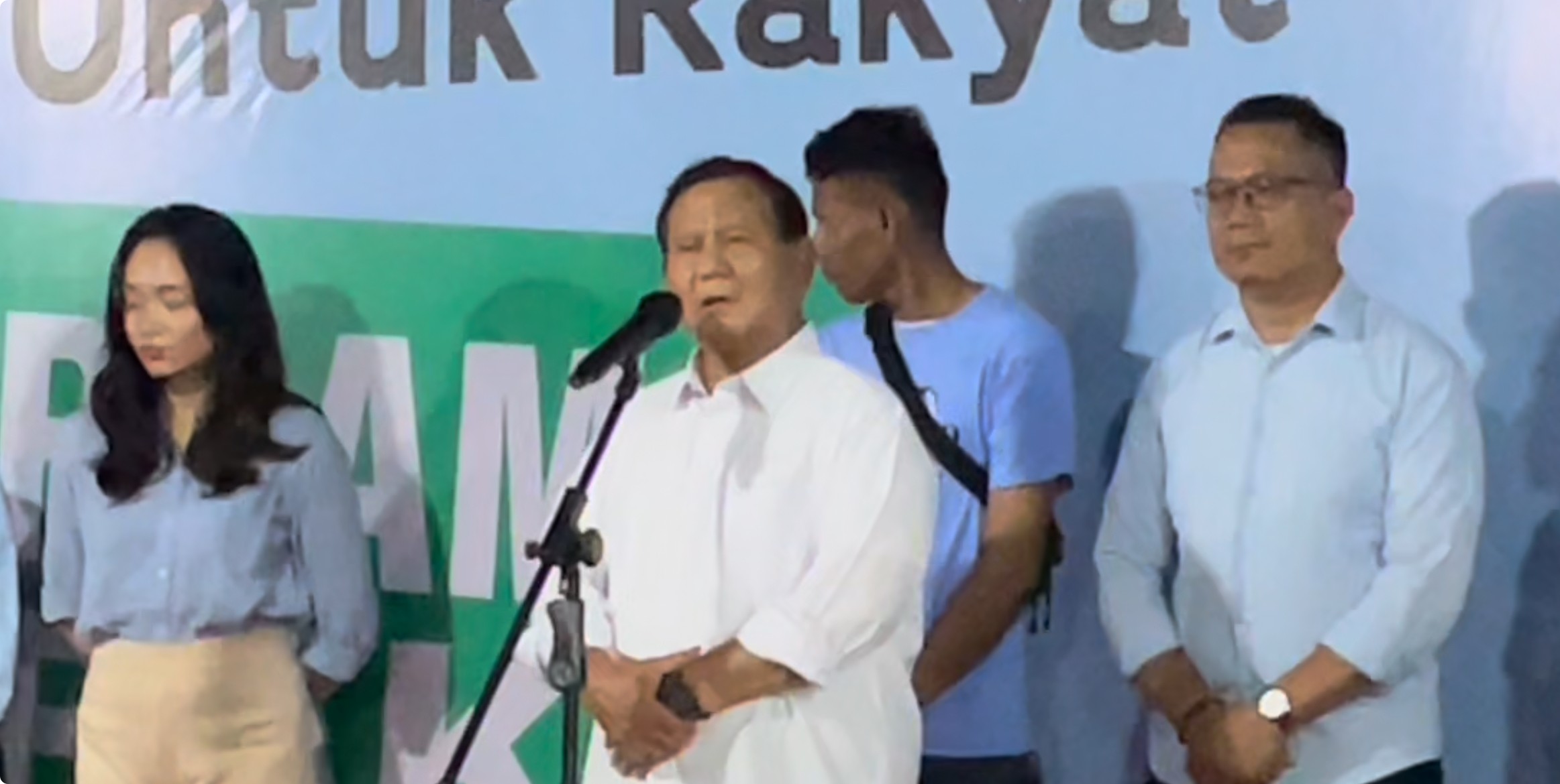 Prabowo: Saya Tak Rela Rakyat Masih Ada yang Susah Hidupnya