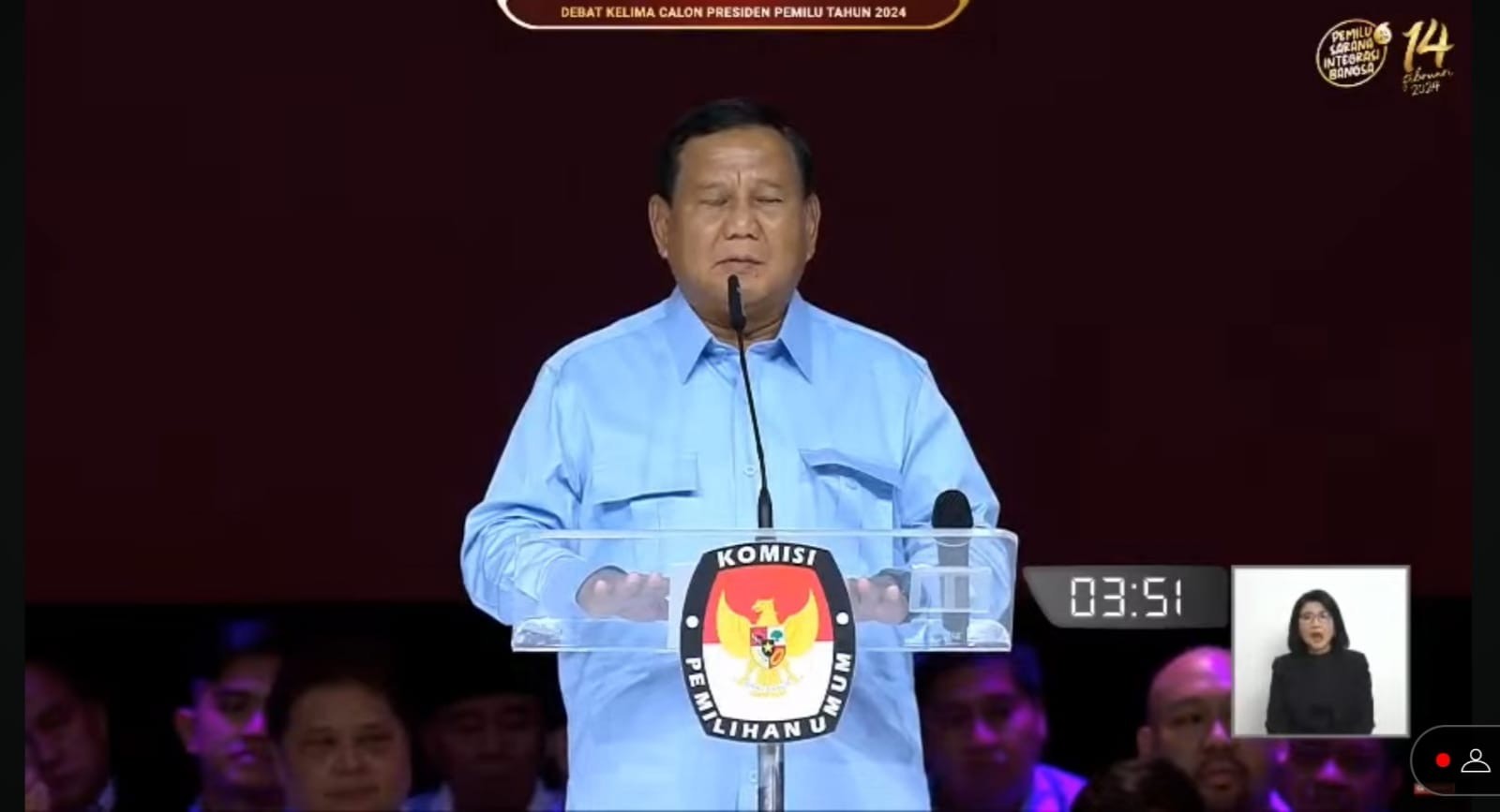 Debat Pamungkas, Prabowo Perkenalkan Rencana Besar Strategi Transformasi Bangsa