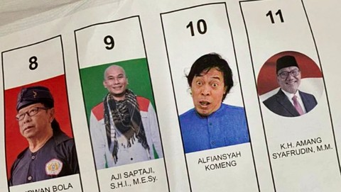 Perolehan Suara Caleg Komeng Tembus 700 Ribu, Tertinggi di Jawa Barat