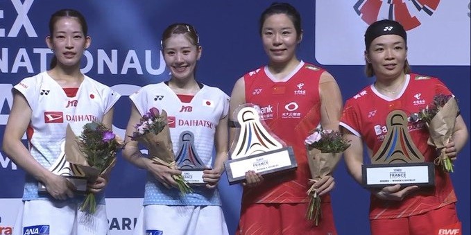 Kemenangan Didepan Mata Sirnah, Matsuyama/Shida Relakan Gelar juara French Open 2024 ke Chen/Jia