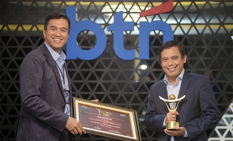 Dirut BTN Raih Penghargaan The Best CEO Leading Change Innovation