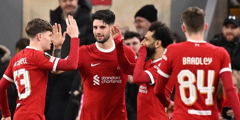 Liverpool Bantai Sparta Praha 6-1 di Leg Kedua 16 Besar Liga Europa 2023/2024