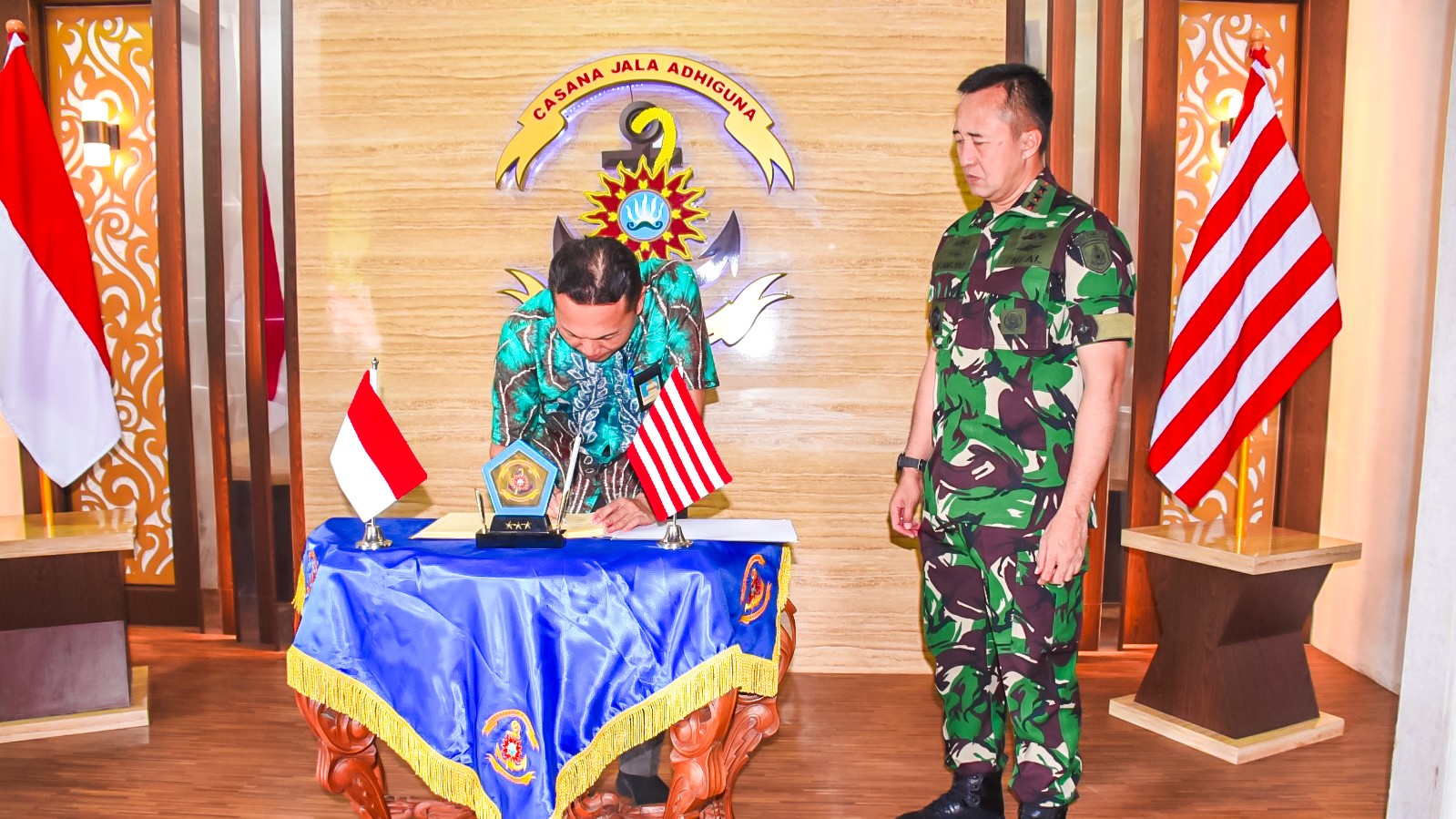 Dankodiklatal Terima Kunjungan Kerja Kepala KPPN 1 Surabaya