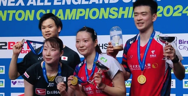 Kandaskan Yuta/Arisa, Zheng S.W/Huang Y.Q Pertahankan Gelar Juara All England di 2024