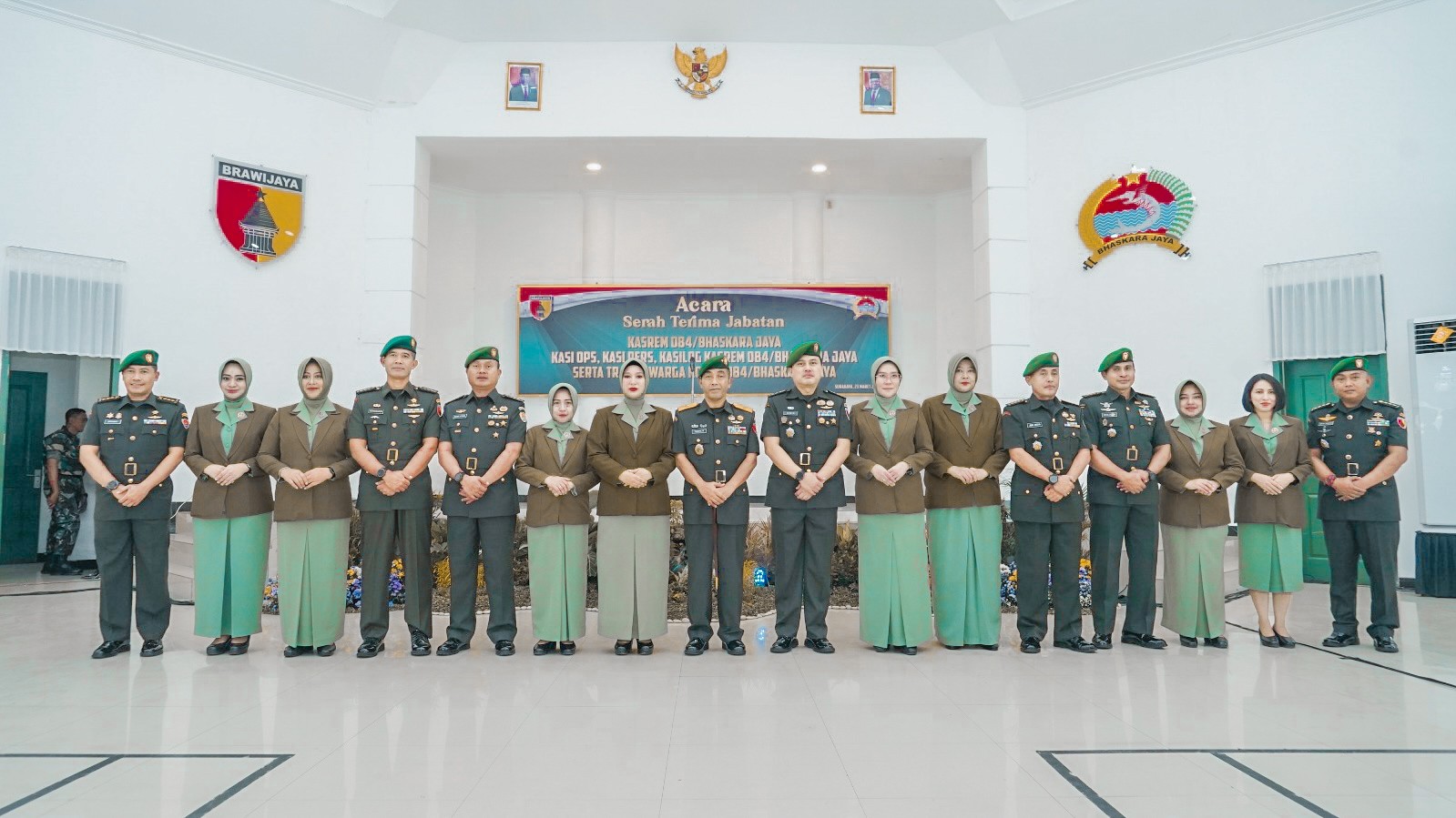 Empat PJU Korem 084/Bhaskara Jaya Laksanakan Sertijab