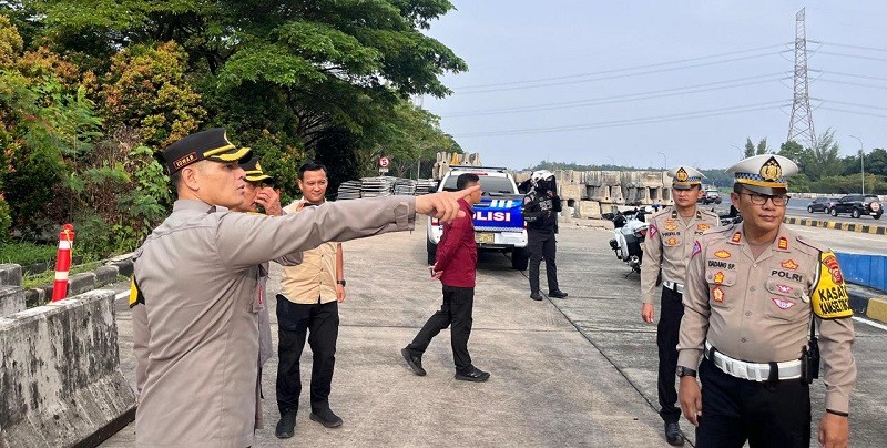 Jelang Mudik Lebaran, Kapolres Purwakarta Cek Langsung Jalur Alteri dan Tol