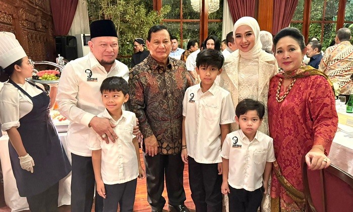 Datangi Open House Prabowo, LaNyalla: Silaturahmi dan Nostalgia Saat di Gerindra