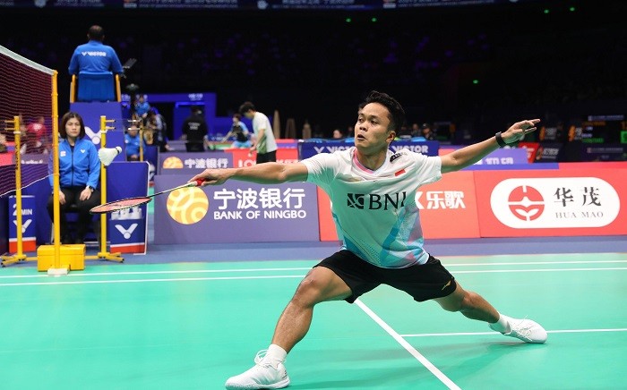Kejuaraan Asia 2024, Ginting Kalah Ditangan Li Shi Feng