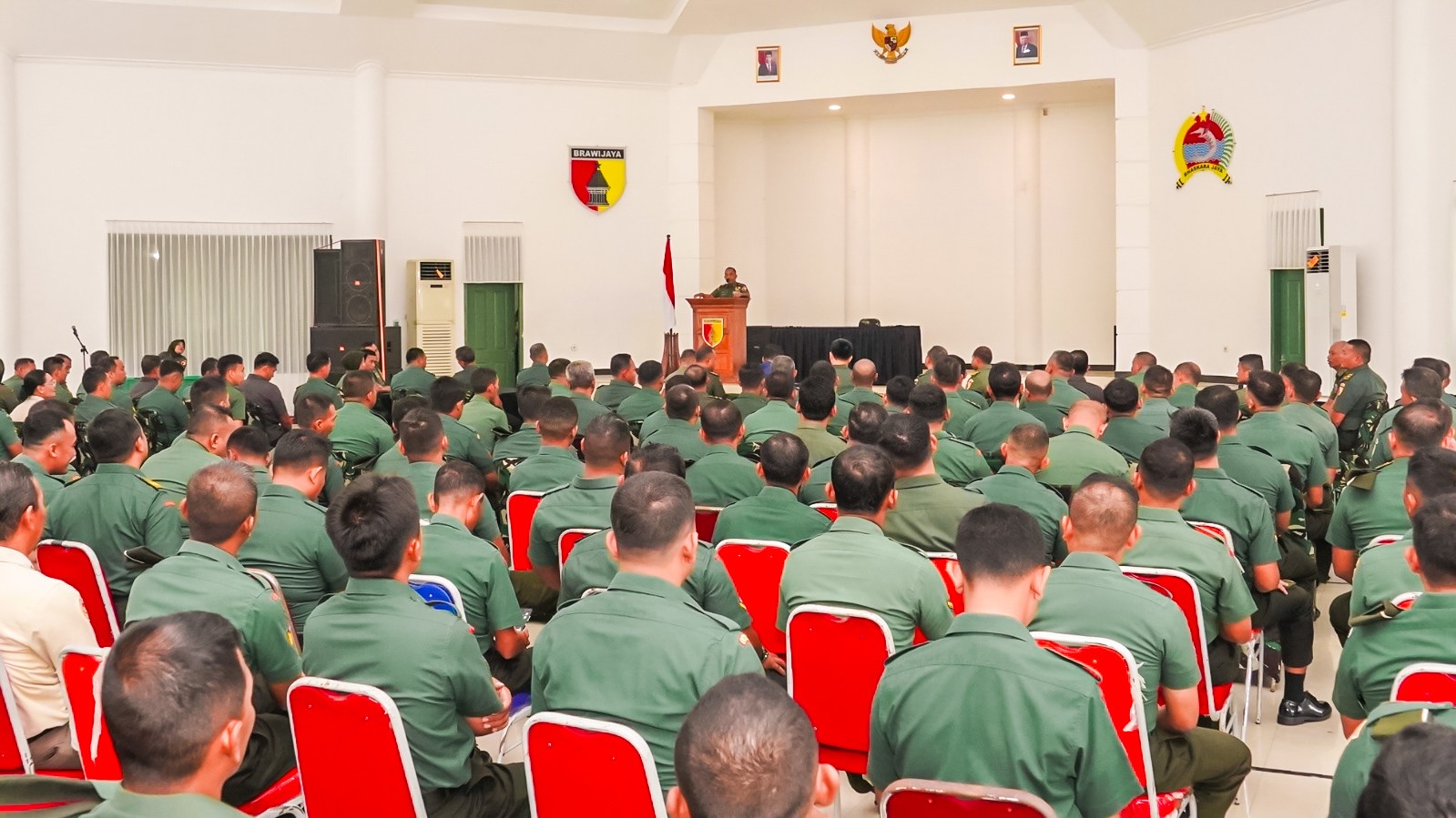 Pengarahan Danrem 084/BJ untuk Prajurit dan PNS Makorem Usai Laksanakan Cuti Idul Fitri