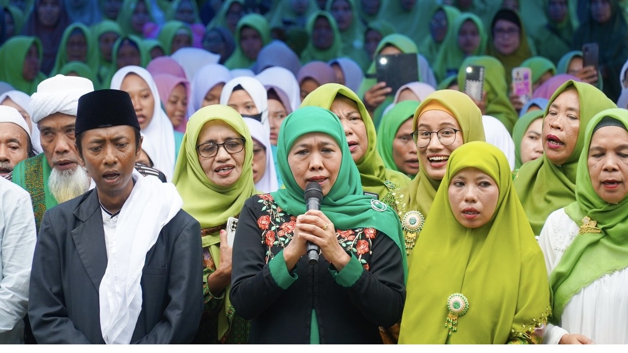 Halal Bihalal bersama Muslimat NU se-Sulawesi Tenggara, Khofifah: Ikhlaskan Berjuang di Jalan NU