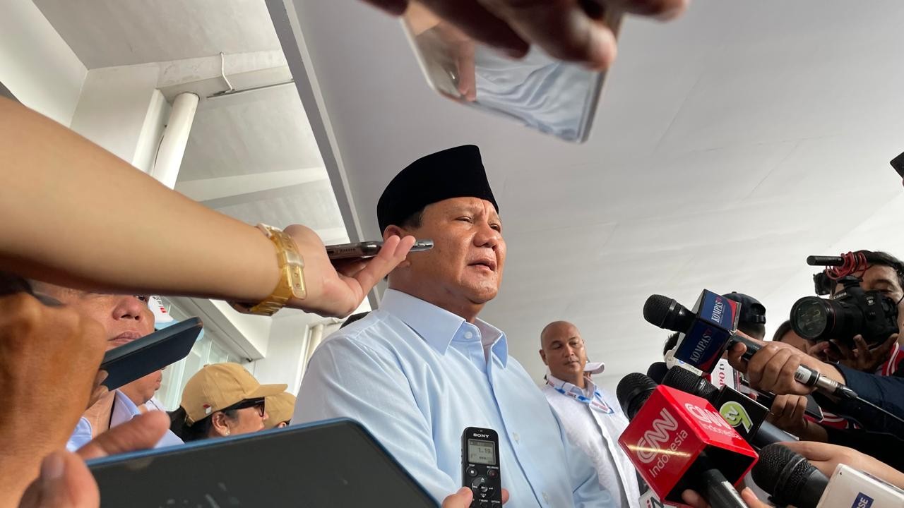 Prabowo: Terima Kasih MK Sudah Menjalankan Tugas yang Berat