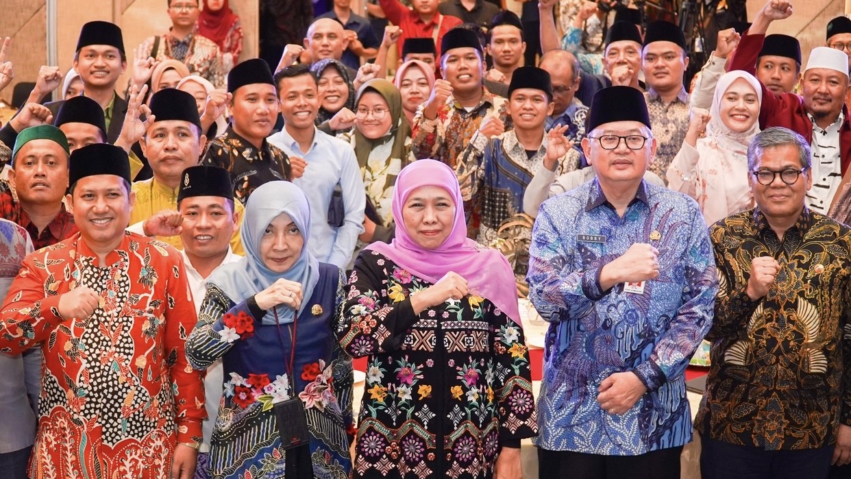 Rakor Pengembangan OPOP, Khofifah Bagikan Tiga Semangat Majukan Ekonomi Pesantren