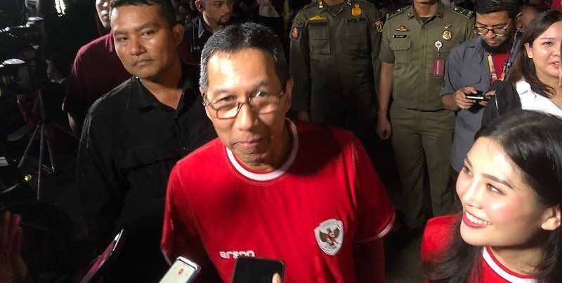 Ramai Masyarakat Nobar Indonesia vs Uzbekistan, Heru: Menandakan Bersatu Untuk Indonesia 