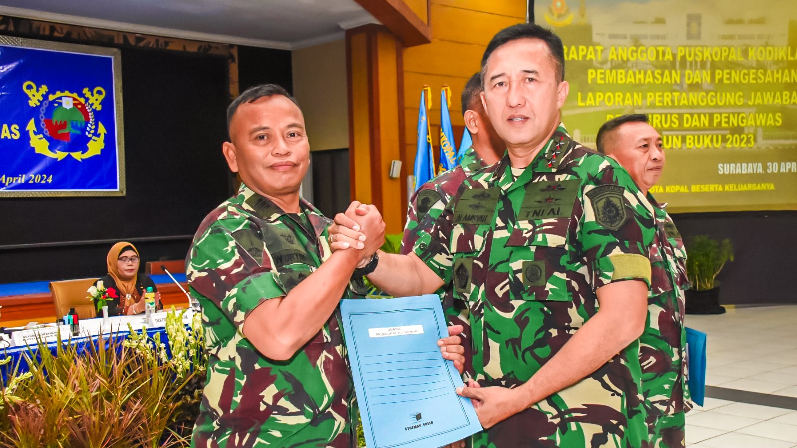 Dankodiklatal Buka Rapat Anggota Puskopal Kodiklatal Tahun Buku 2023