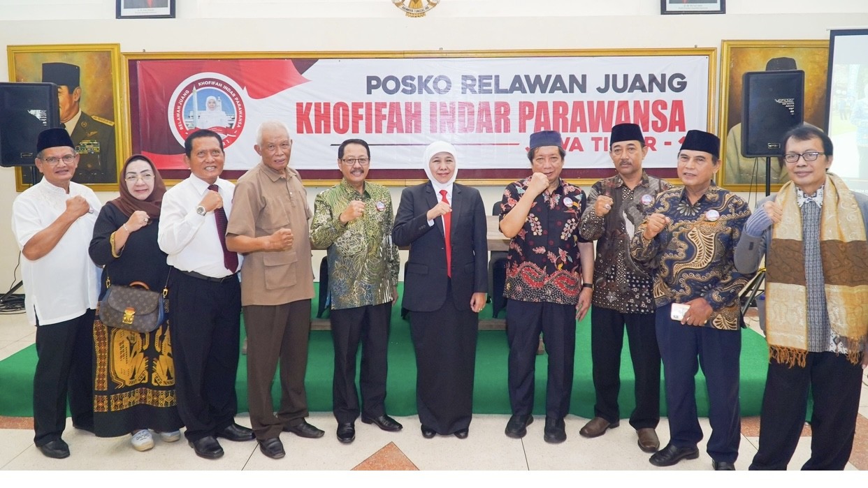 Totalitas Dukung Khofifah di Pilgub, Jaringan DHD 45 Resmikan Posko Relawan Juang KIP Jatim-1