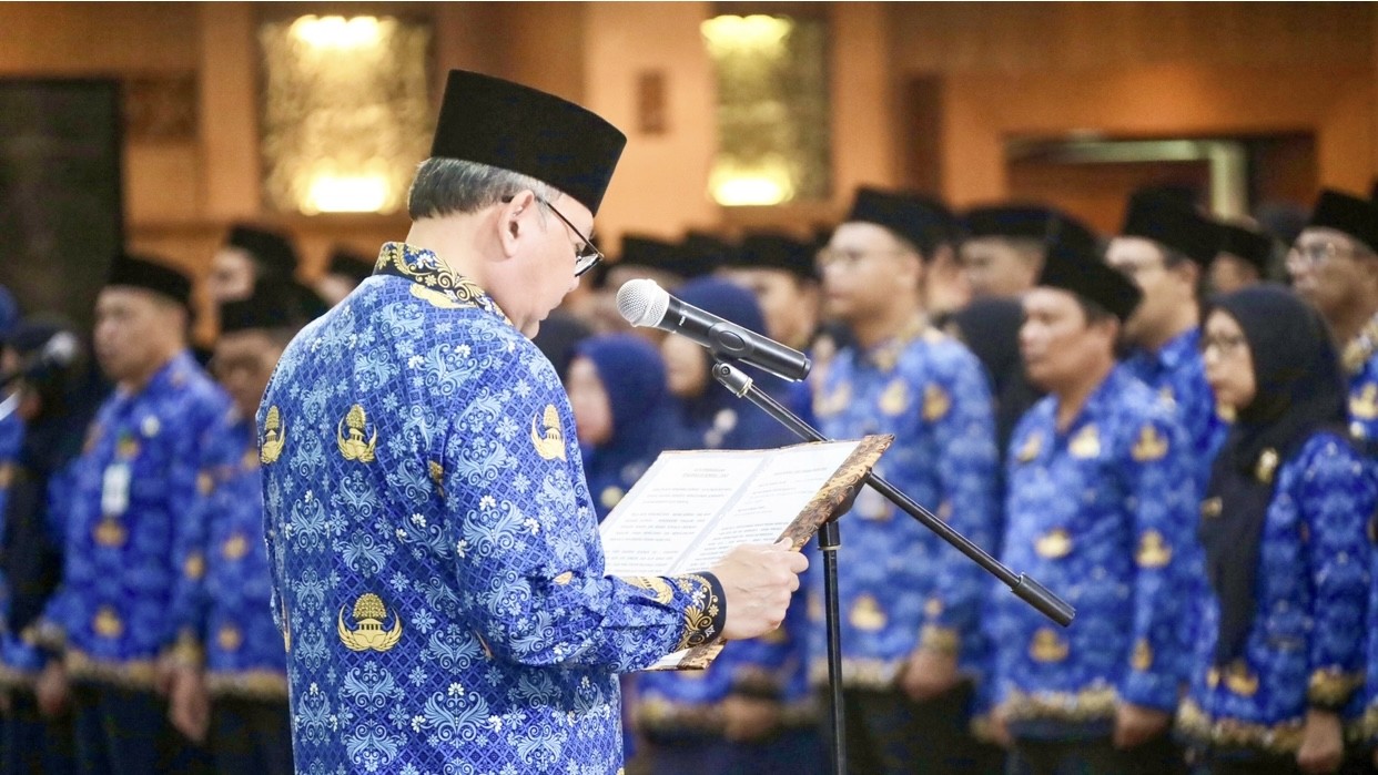 Pj Sekda Minta Sumpah Janji PNS, Tingkatkan Semangat dan Loyalitas ASN Pemprov Jatim