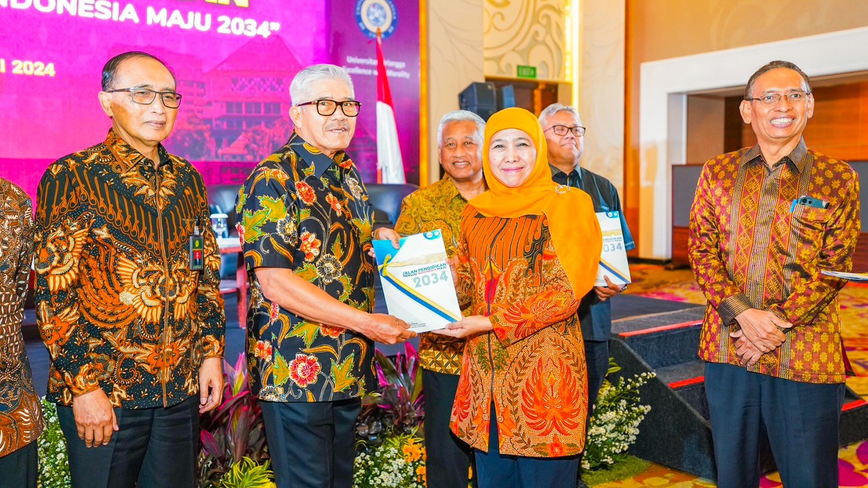 Unair Paparkan Gagasan Menuju Indonesia Maju 2034, Khofifah: Percepatan Indonesia Emas 2045