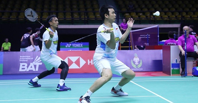 Ke 16 Besar, Ahsan/Hendra Kalahkan Ganda Taipei