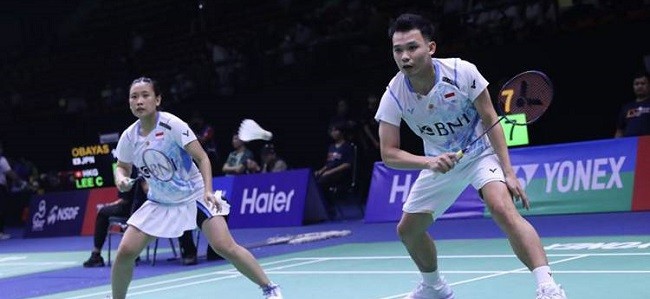Kandaskan Rekan Senegaranya, Rinov/Pitha Ke Semifinal Thailand Open 2024