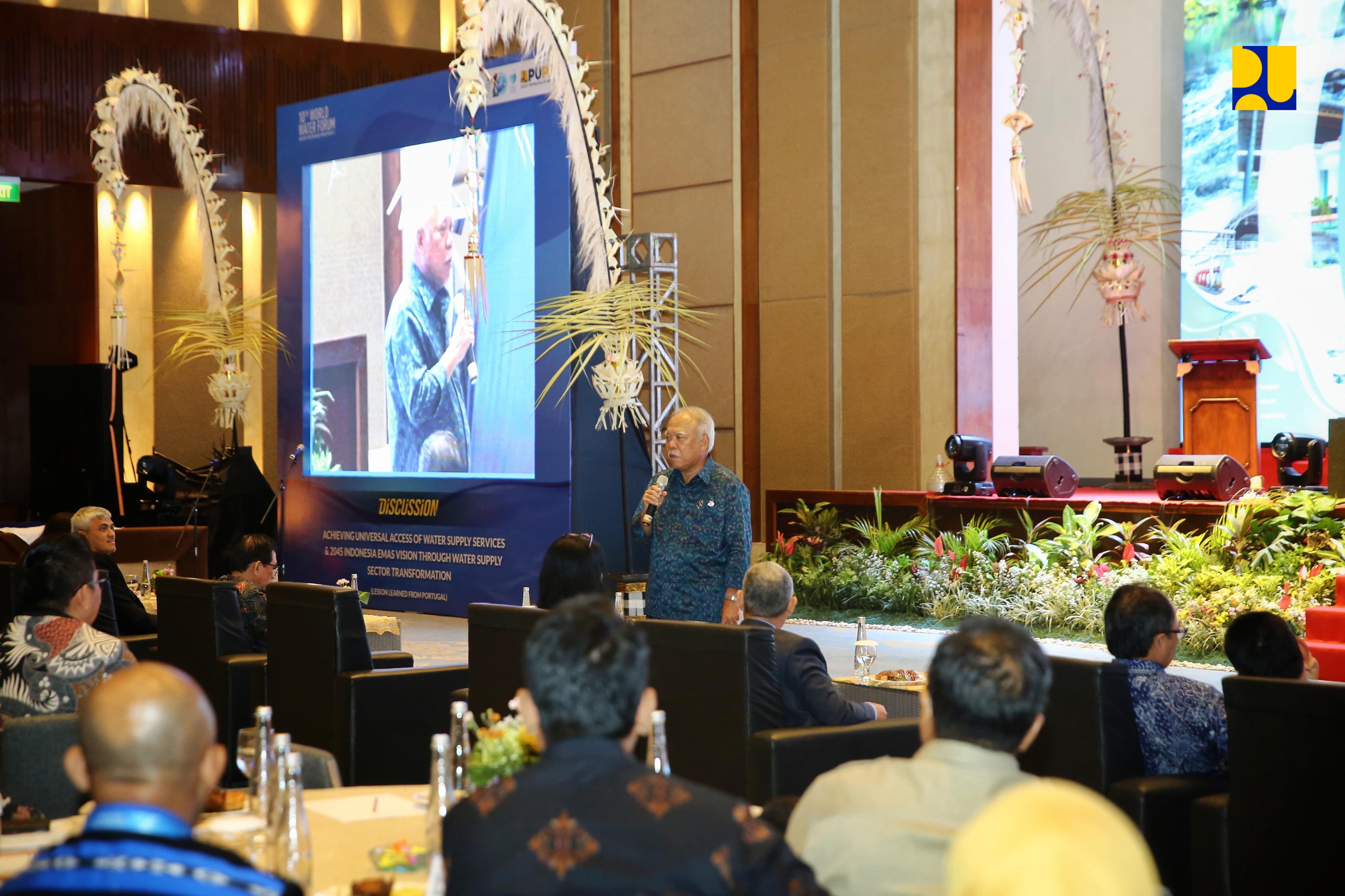 Gapai Indonesia Emas Sektor Air, Menteri Basuki: Kuncinya Reformasi Kelembagaan