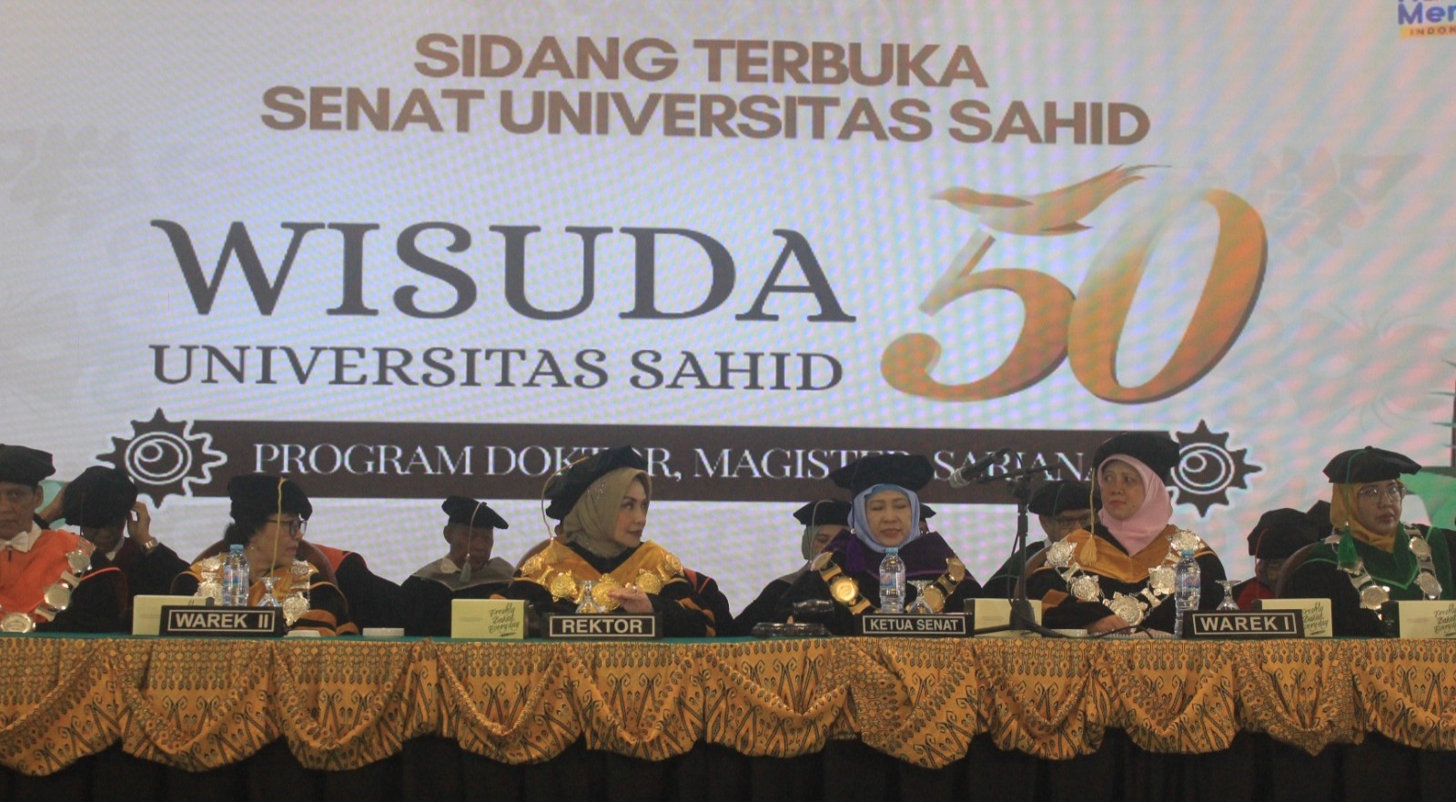 Wisuda USAHID ke 50 , Rektor Sebut Pendidikan Awal dari Peradaban