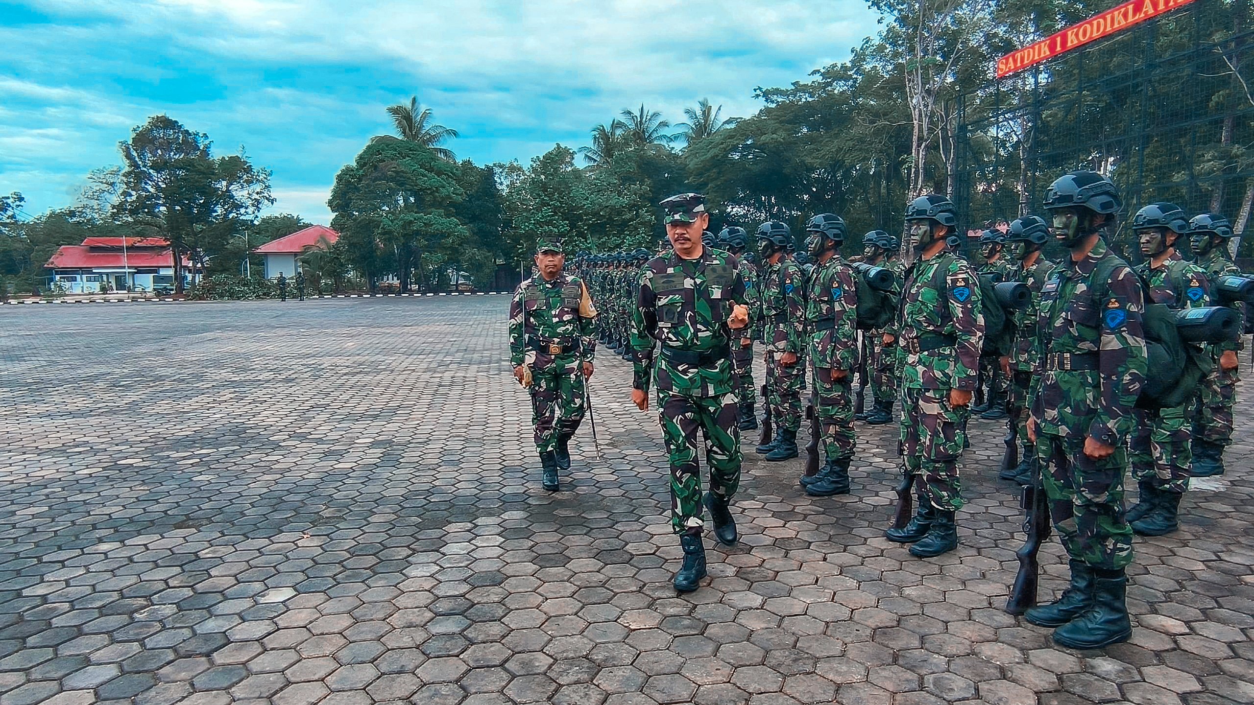 Dikmata XLIV Satdik 1 Kodiklatal Selesai Lattek Tahap Dasar Keprajuritan