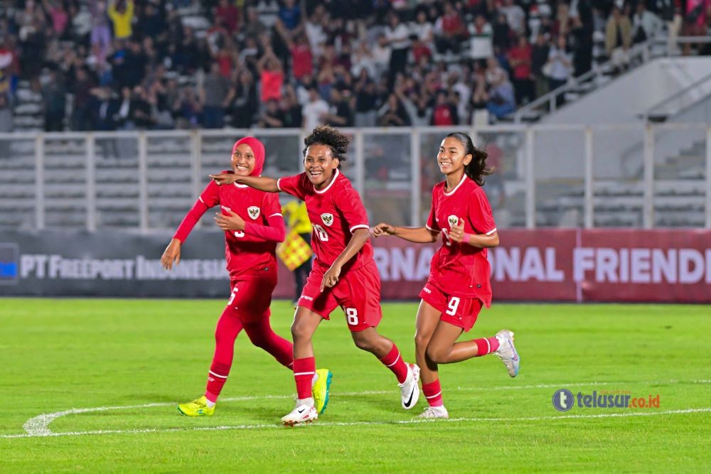 Foto: Momen-momen pada Kemenangan Telak Timnas Wanita Indonesia atas Singapura