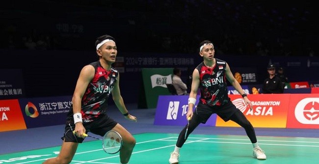 Singapura Open: Fajar/Rian Bikin Ganda Jerman Angkat Koper