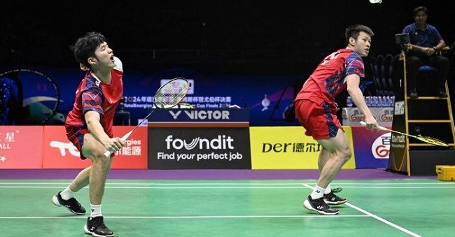 Tumbakan Fajar/Rian, He/Ren Raih Juara Singapura Open 