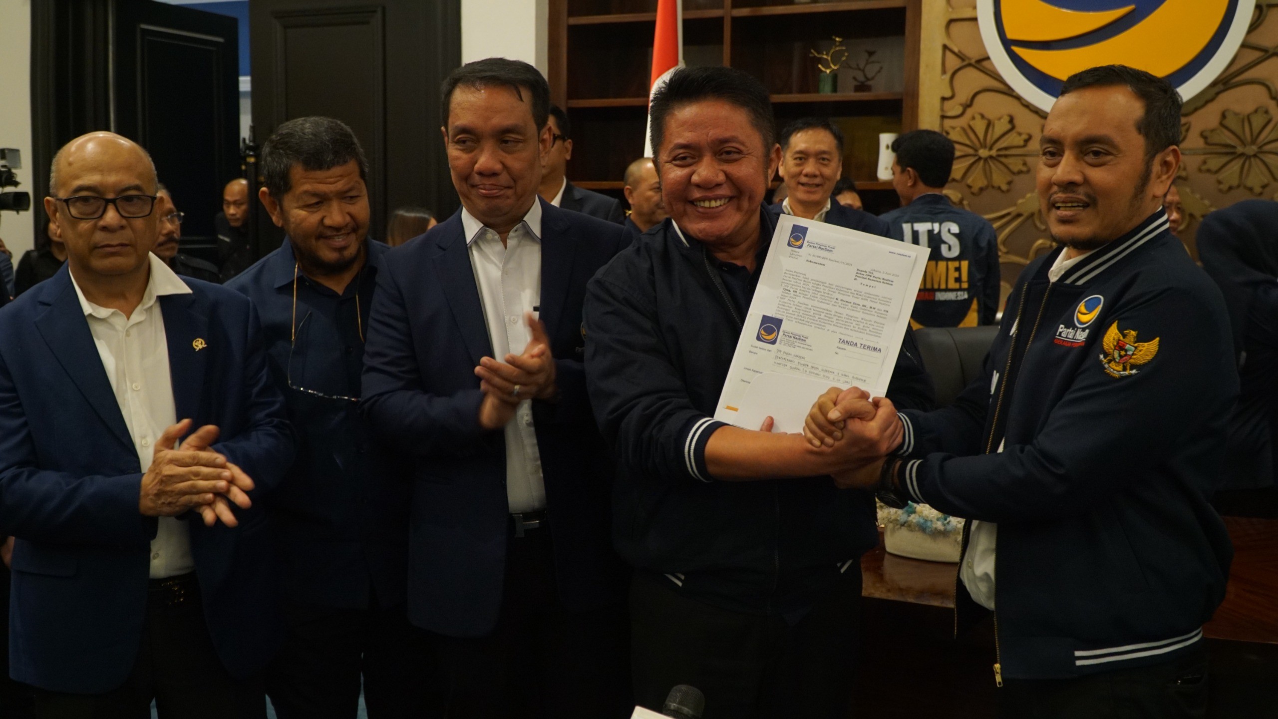 Pertarungan di Pilgub Sumsel, NasDem Resmi Usung Herman Deru