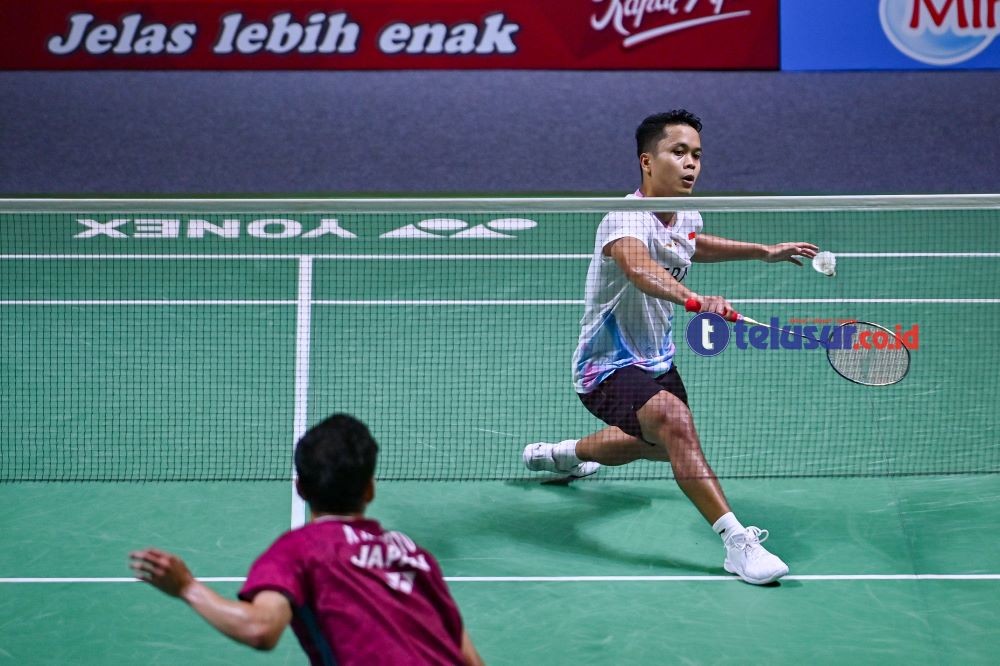 FOTO: Hari Pertama Kapal Api Indonesia Open 2024, Ginting Tersingkir