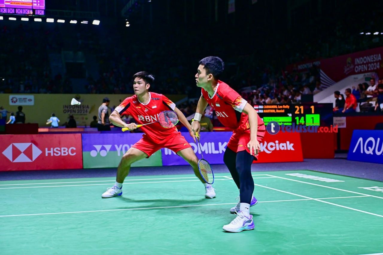 Langkah Leo/Daniel Terhenti  di 16 Besar Indonesia Open 2024