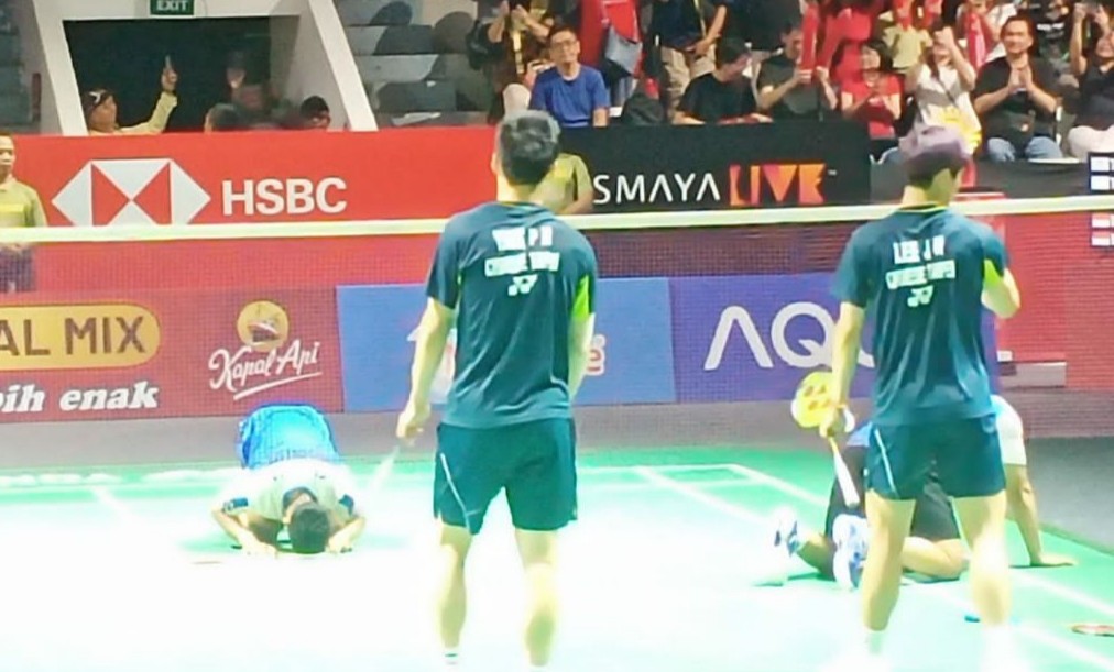 Sabar/Reza Sujud Syukur ke Semi Final Indonesia Open 2024