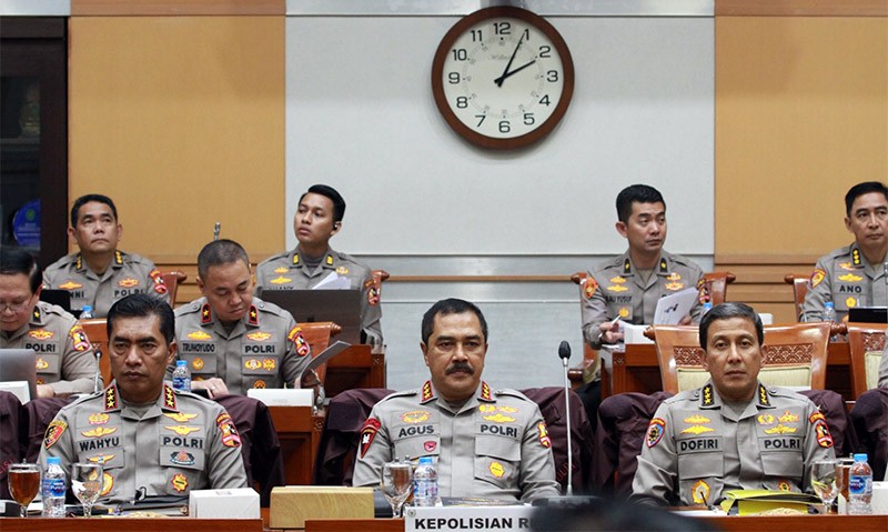 Raker Polri dengan Komisi III DPR