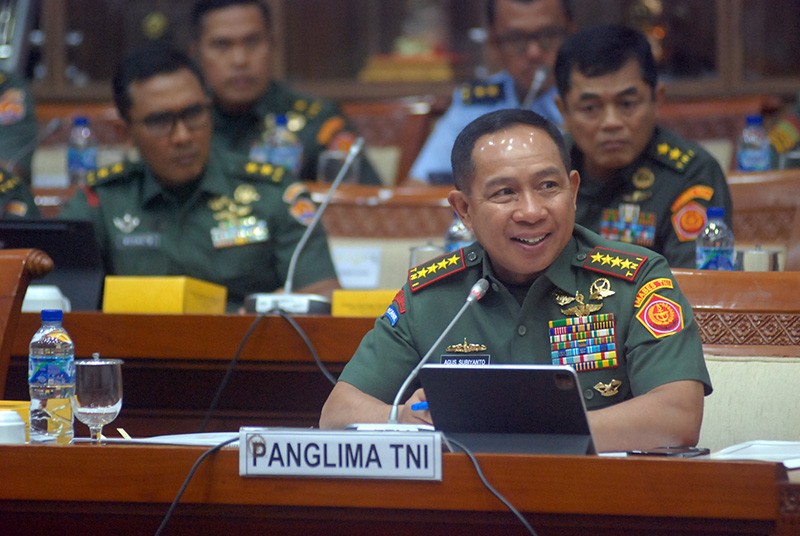 Panglima TNI Raker Dengan Komisi I DPR RI