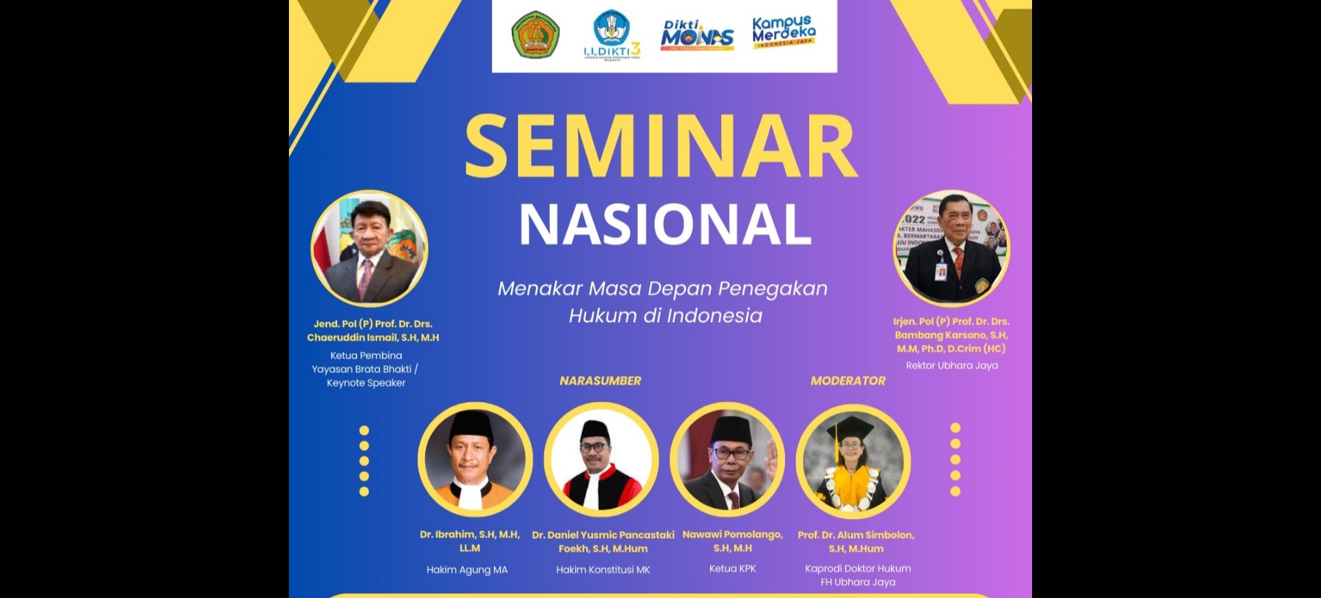 Rektor Universitas Bhayangkara Sebut 3 Poin Penting Penegakan di Hukum Indonesia