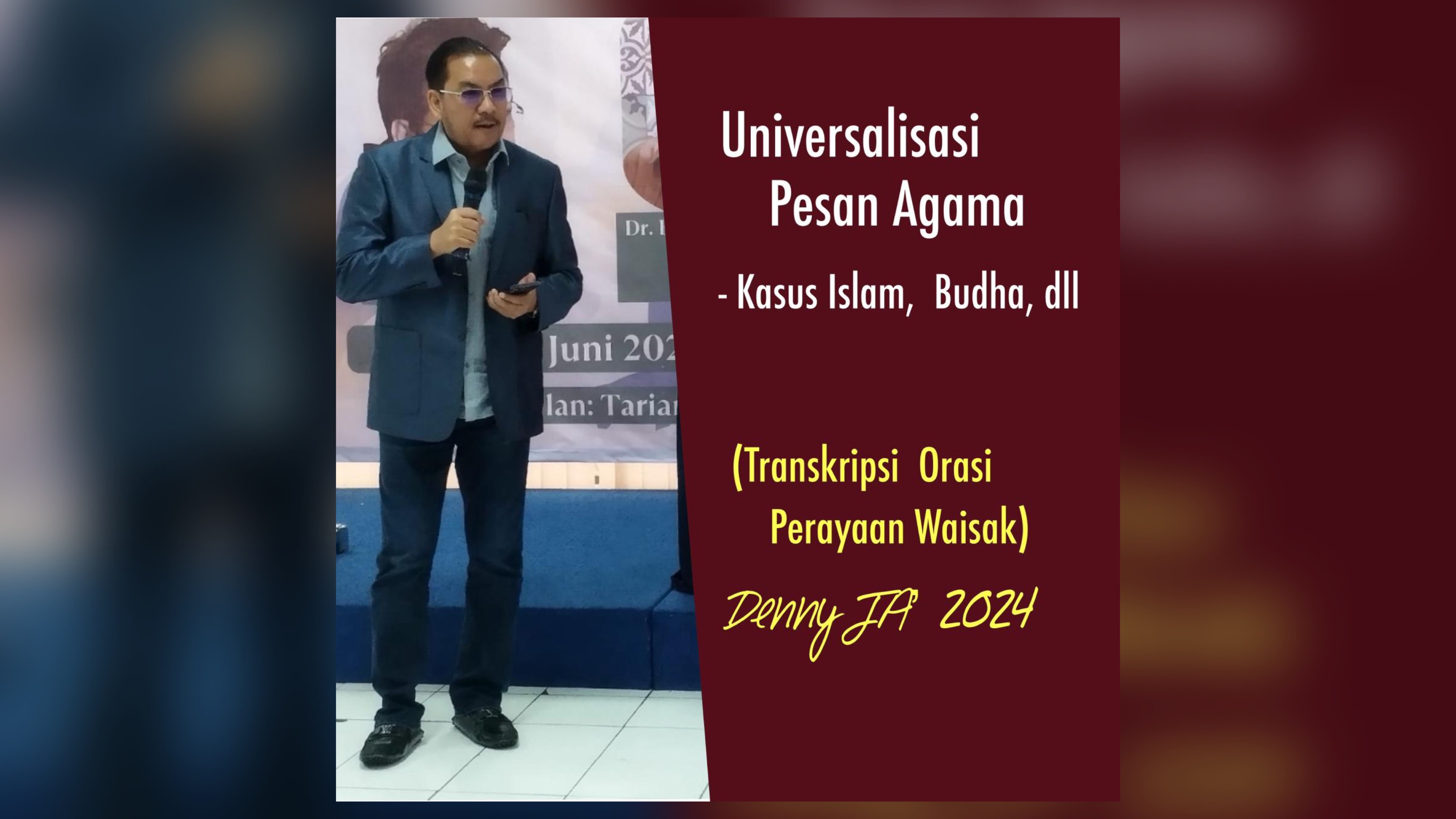 Universalisasi Pesan Agama