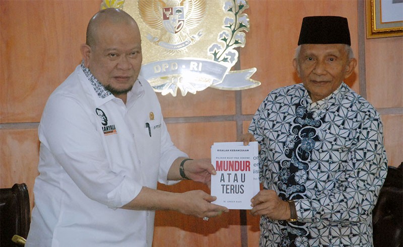 Amien Rais Bertemu Ketua DPD RI