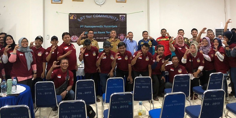 Gelar Pelatihan Tanggap Darurat Bencana di Rawaterate, PAMA Persada: Agar Warga Siap Hadapi Bencana 