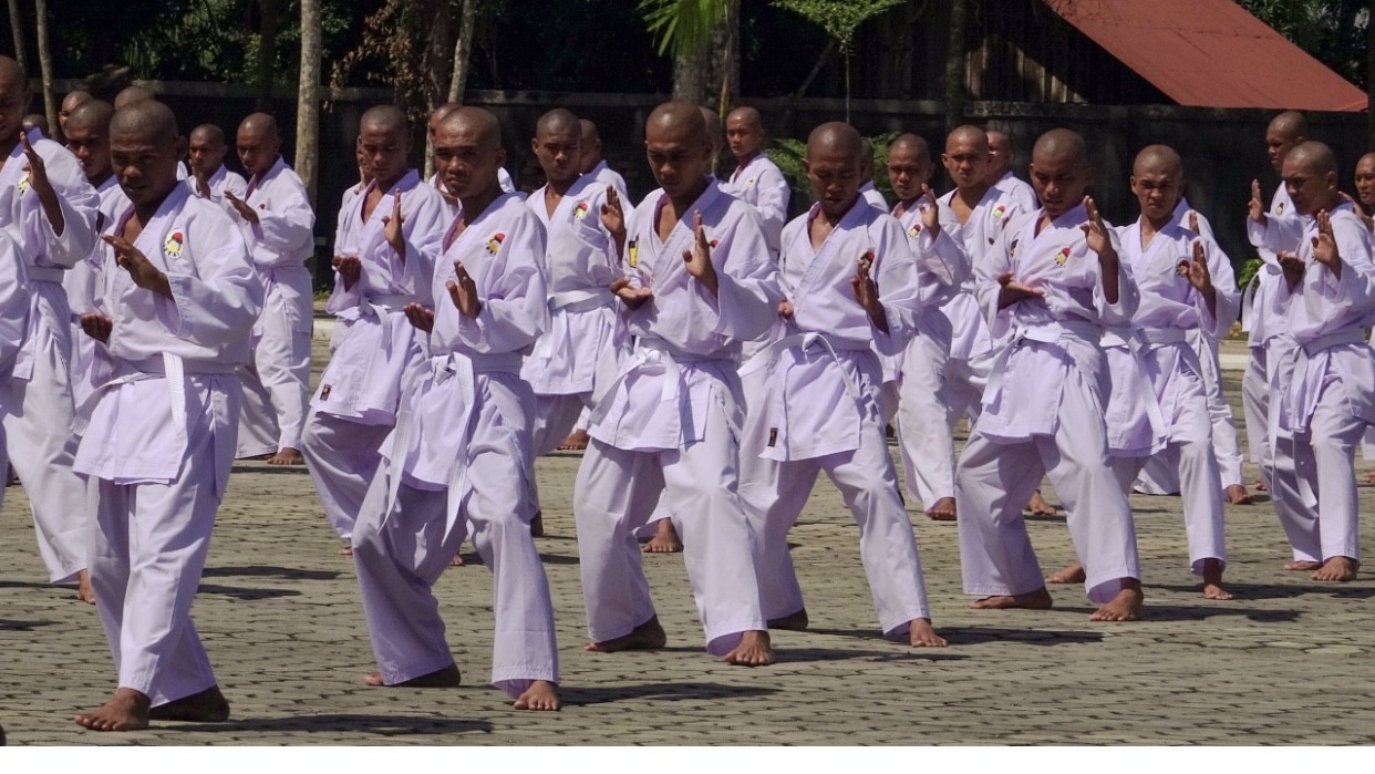 Satdik-1 Kodiklatal Resmikan Dojo Karate dan Kenaikan Sabuk Karate Siswa Dikmata 44 TA. 2024