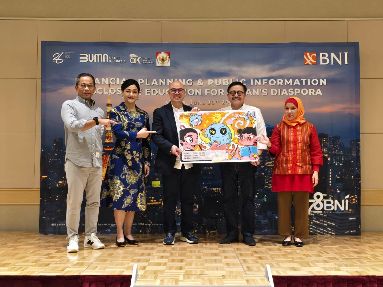 Permudah Diaspora, BNI Perkenalkan Aplikasi DigiRemit di Jepang