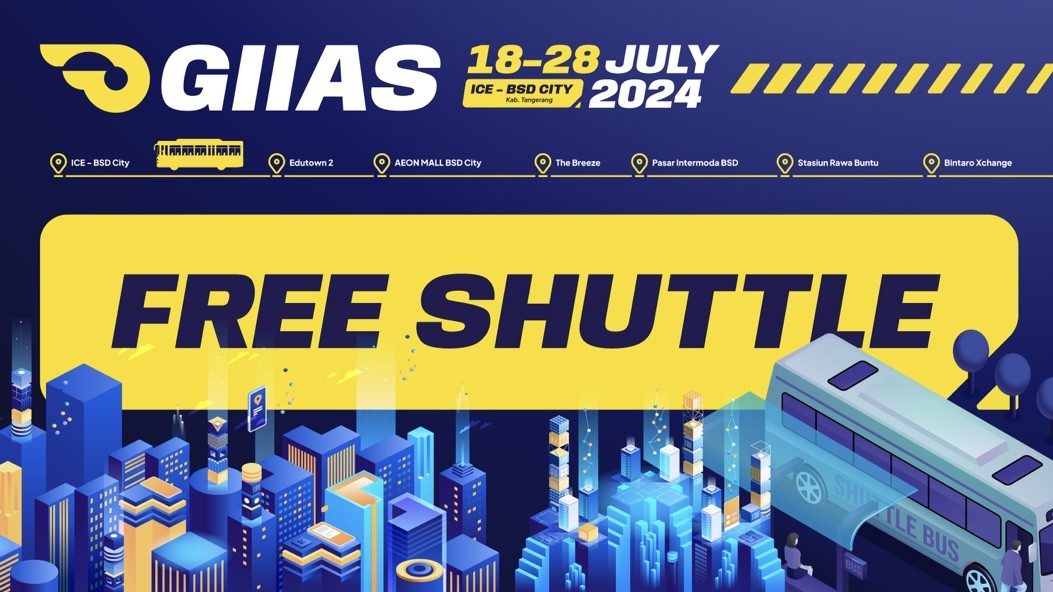Armada Shuttle Bus Gratis, Fasilitas Mudah dan Nyaman ke GIIAS 2024