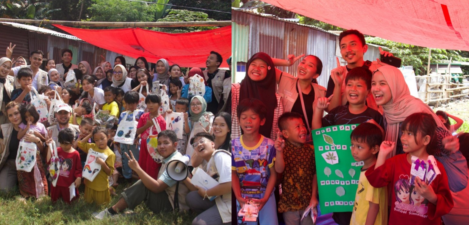 Anak-anak di Kampung Pemulung Pondok Labu Dapatkan Pengajaran Tingkat TK dan SD Berbasis Fun-learning dari Komunitas Rangkul
