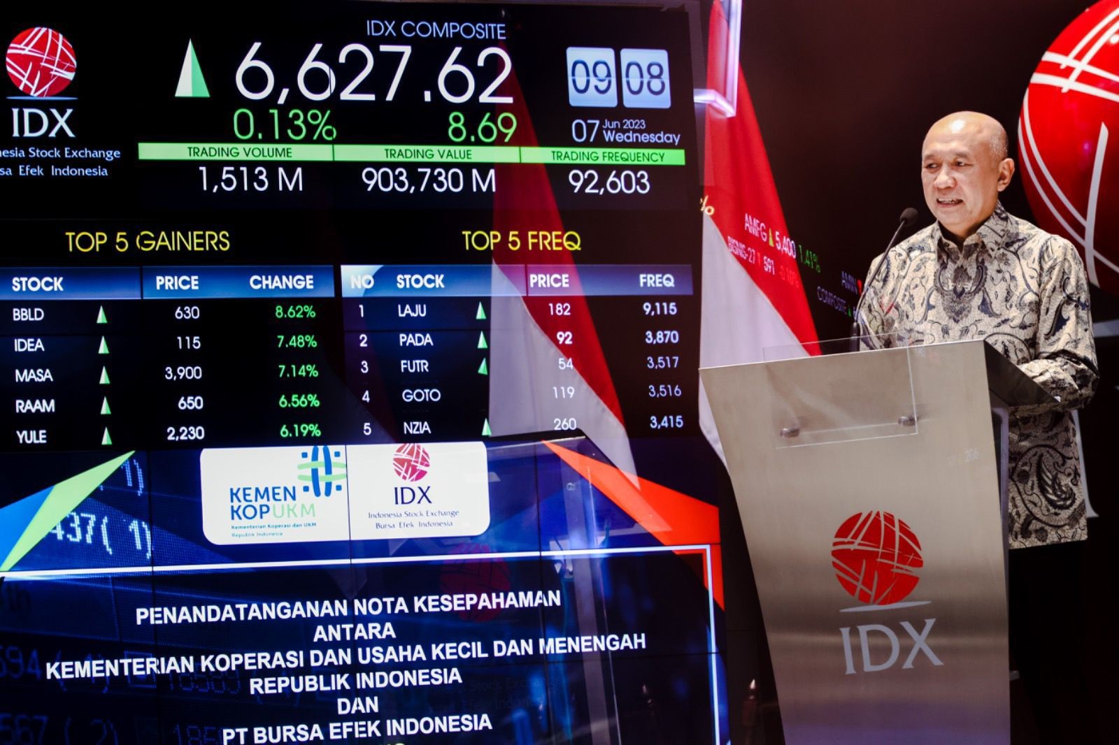 Teten  Ajak UKM Perluas Pendanaan Melalui Pasar Modal