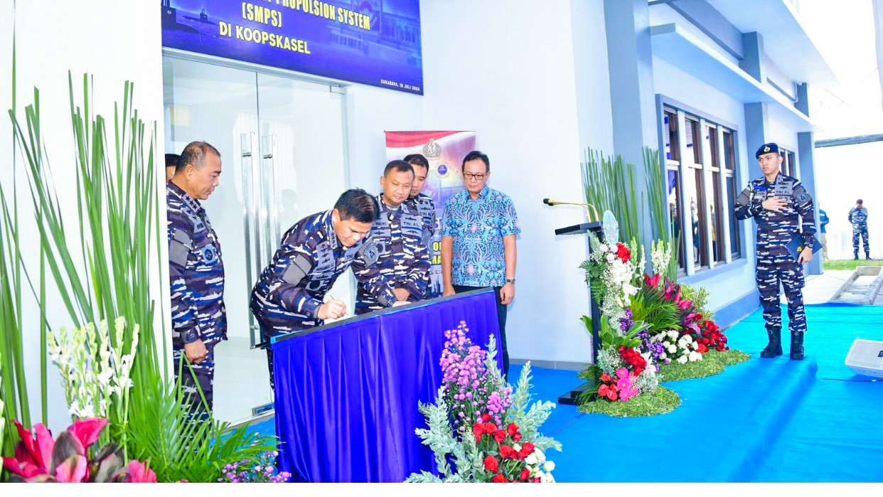 Dankodiklatal Hadiri Peresmian SMPS Koopskasel Koarmada RI