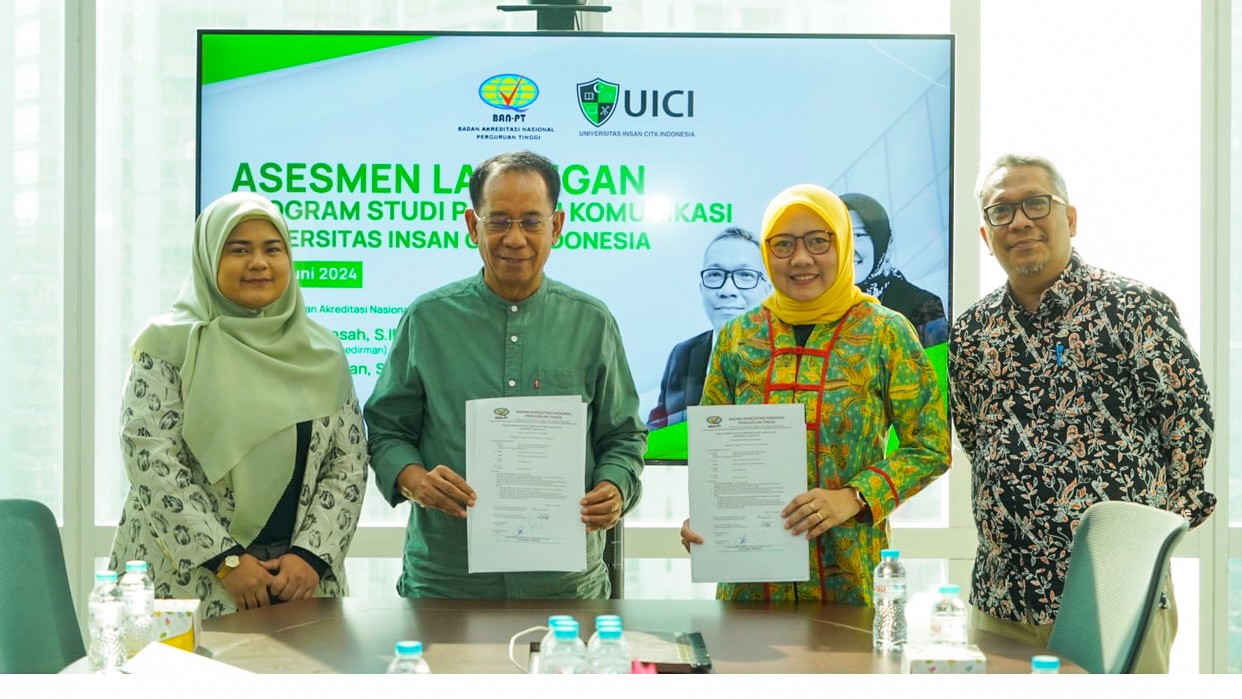Prodi Komunikasi Digital UICI Raih Akreditasi Baik dari BAN-PT